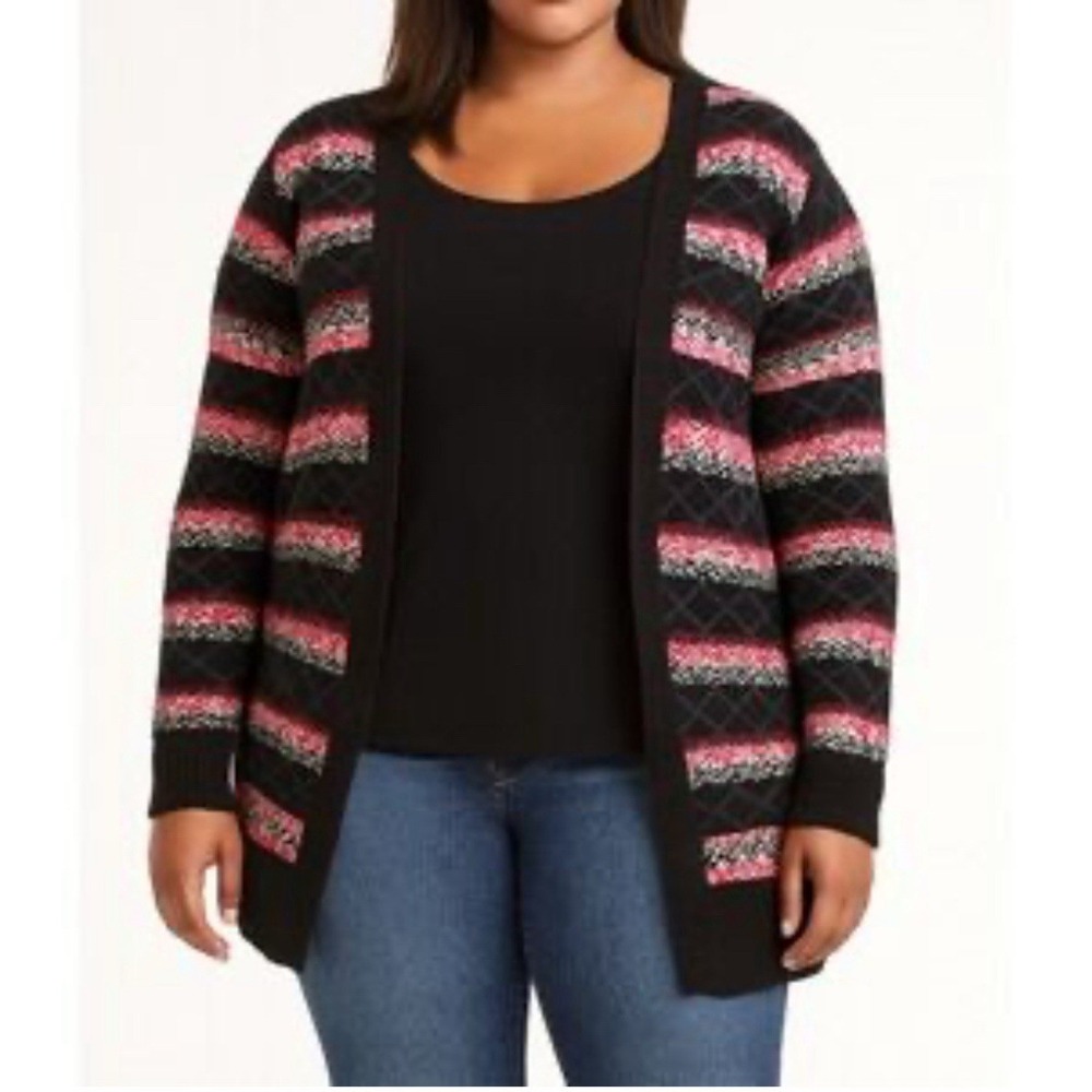 Lane Bryant Open Front Cardigan Sweater Size 18/20‎ NWT